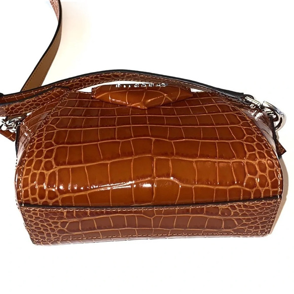 Givenchy Calfskin Croc Embossed Nano Antigona Bag - Picture 9 of 10
